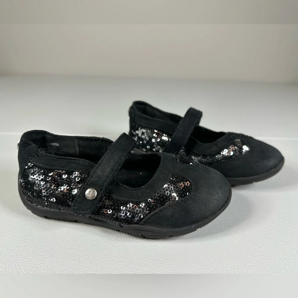Michael Kors Lil Hera Sequin & Suede Mary Jane Shoes